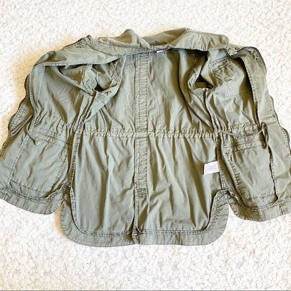 Anthropologie Marrakech Green Geneva Anorak Utility Field Jacket Green, Small - Picture 5 of 10
